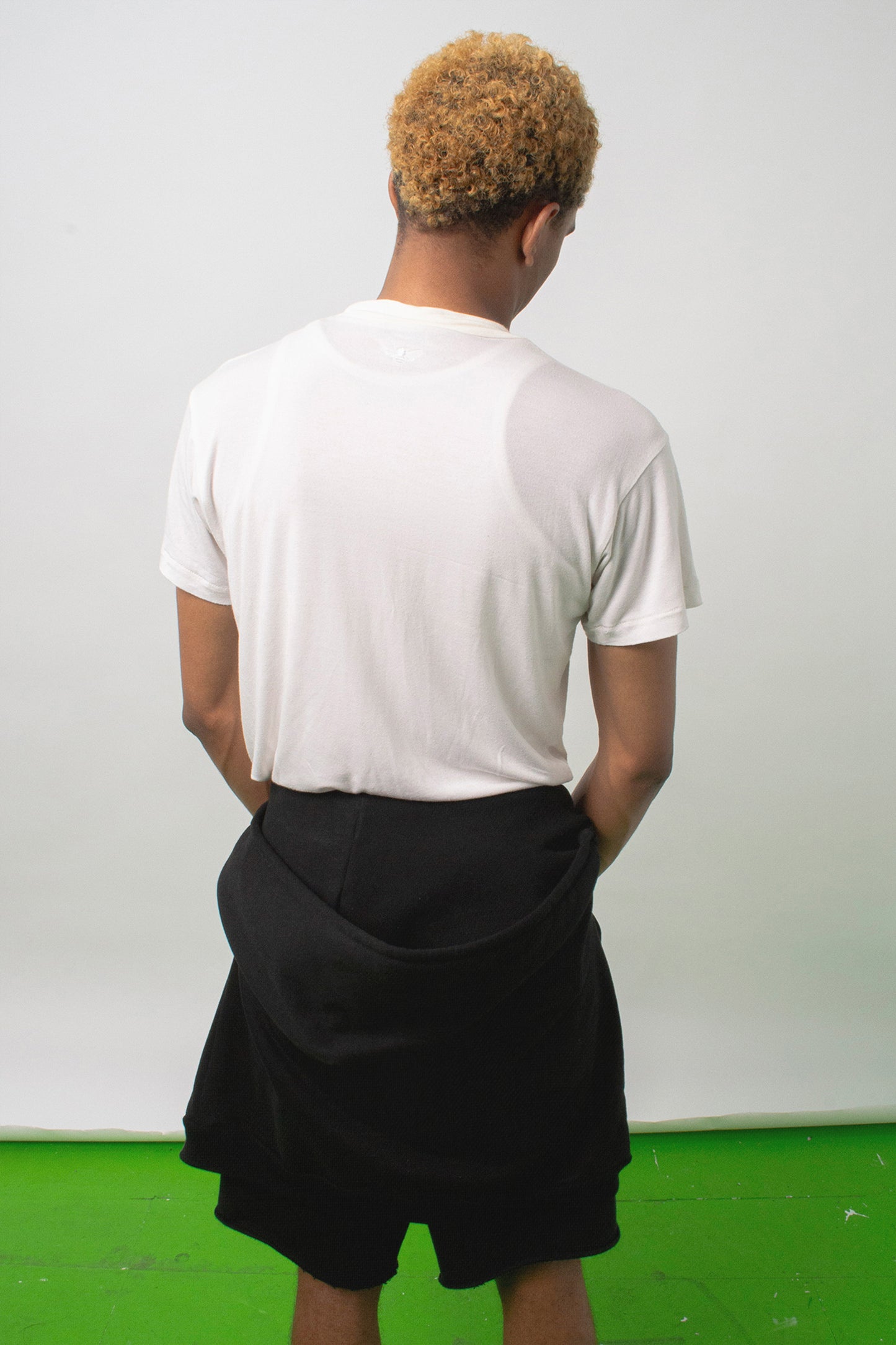 T-SHIRT in modal, silk blend