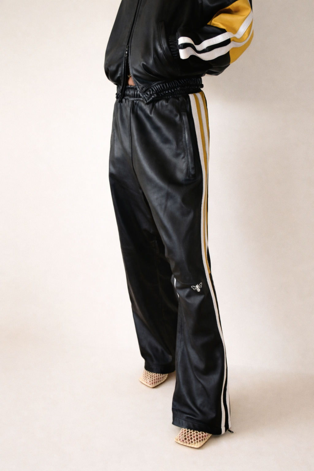 TERRACE TRACKPANT in leather