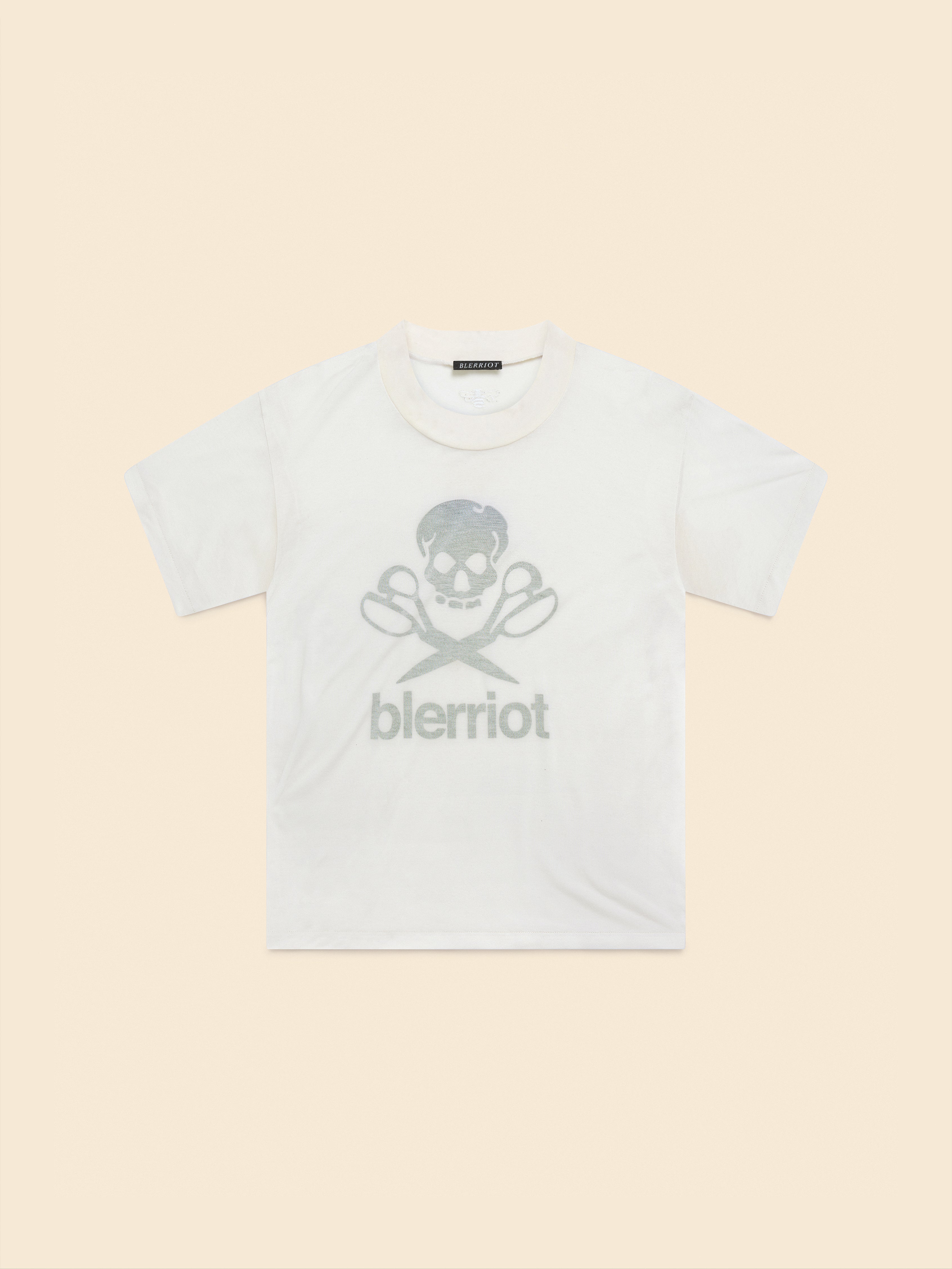 PRINTED T-SHIRT in modal, silk blend