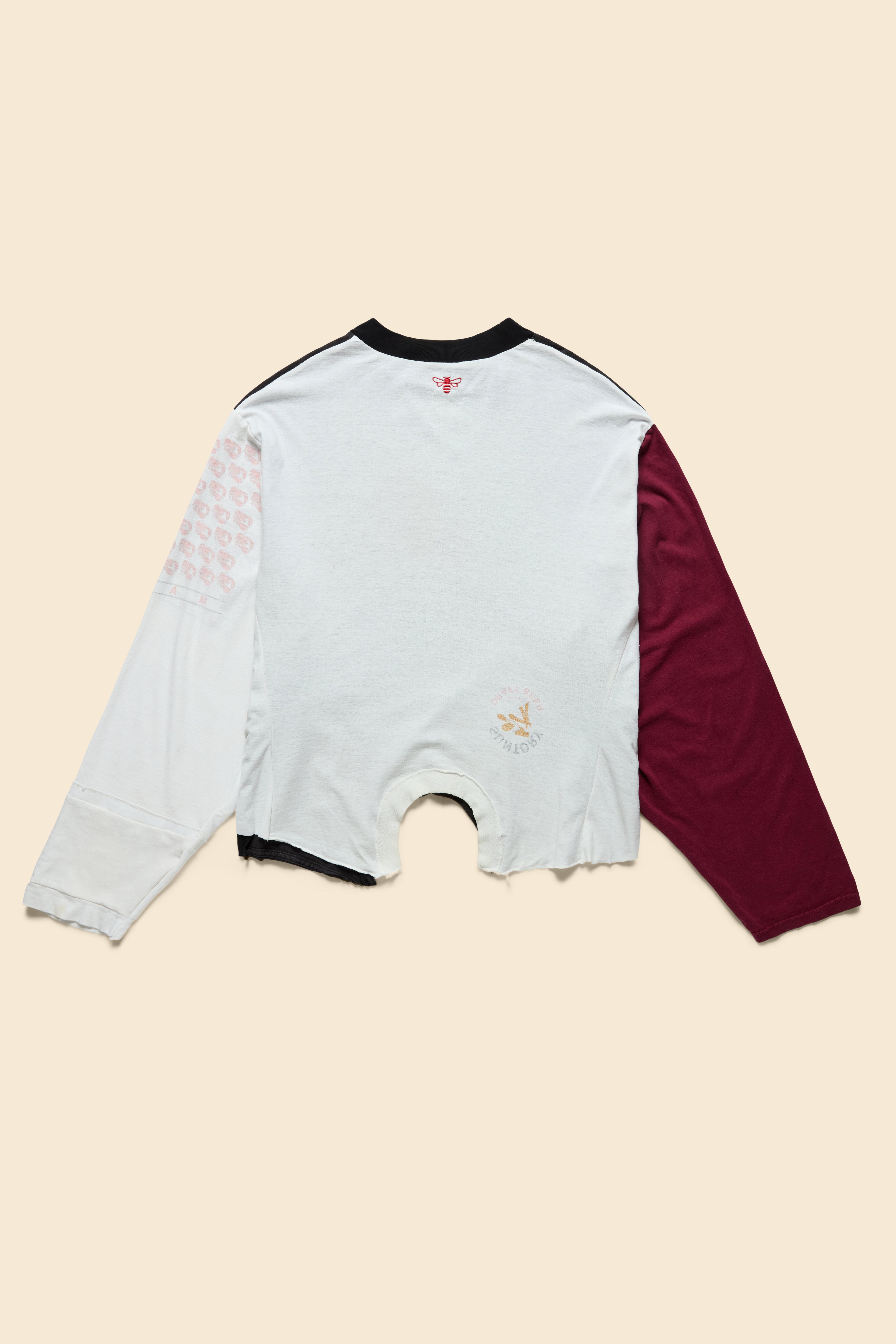 "SEE BACK" UPCYCLED T-SHIRT in cotton