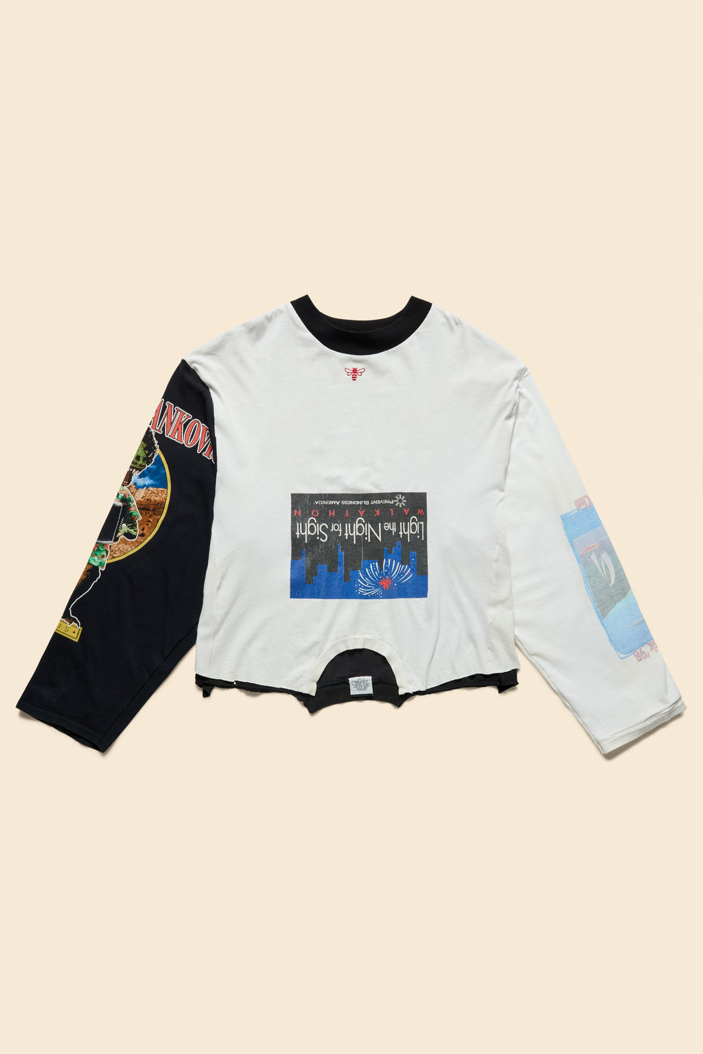 "WALKATHON" UPCYCLED T-SHIRT in cotton